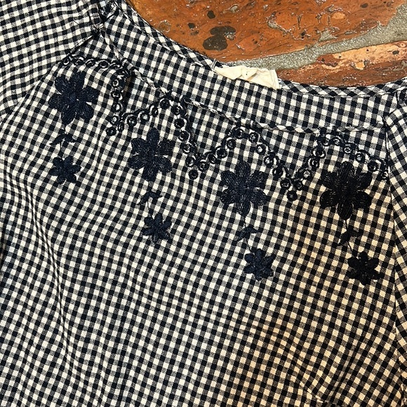 Entro drop waist gingham dress szS - Picture 9 of 12